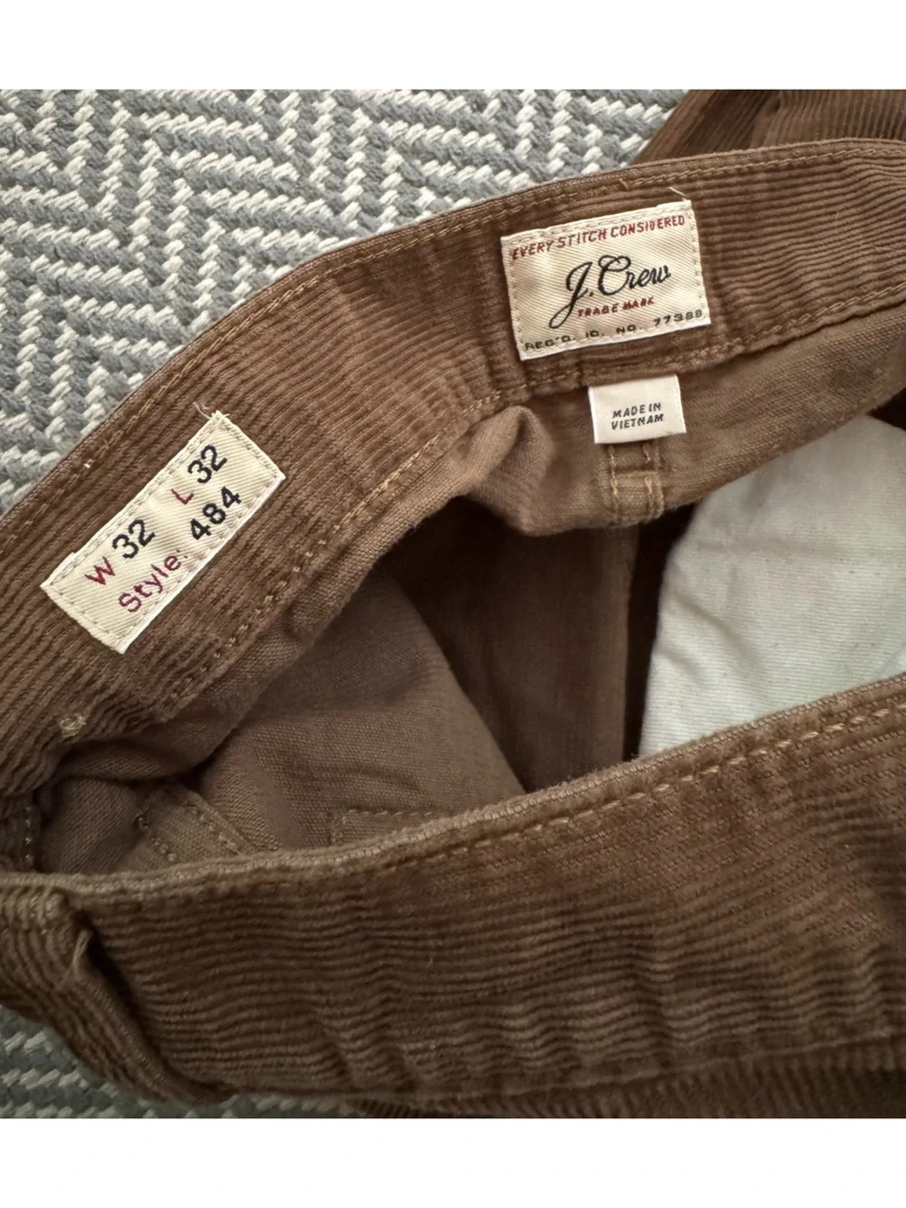 J. Crew crew corduroy
